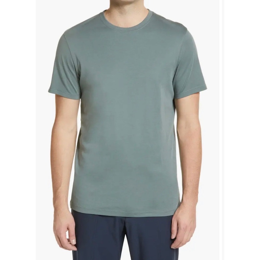 Robert Barakett The‎ Barakett Tee Mens XL Green Pima Cotton Short Sleeve Casual